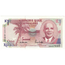 Biljet, Malawi, 1 Kwacha, 1992, 1992-05-01, KM:23b, NIEUW