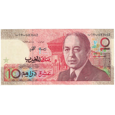 Banknote, Morocco, 10 Dirhams, 1987, KM:60a, AU(55-58)