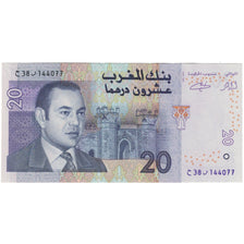 Billet, Maroc, 20 Dirhams, 2005, KM:68, NEUF