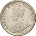 Moneda, INDIA BRITÁNICA, George V, 1/4 Rupee, 1934, Calcutta, MBC+, Plata