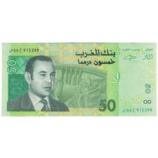 Geldschein, Marokko, 50 Dirhams, 2002, KM:69a, UNZ