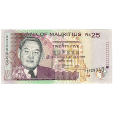 Banconote, Mauritius, 25 Rupees, 2009, FDS
