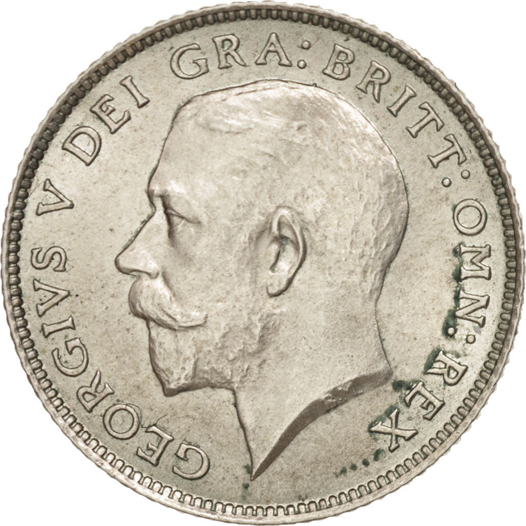 Great Britain, George V, 6 Pence, 1925, MS(60-62), Silver, KM:815a.1