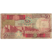 Billet, Somalie, 50 Shilin = 50 Shillings, 1983, 1983, KM:34a, TB