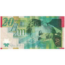 Banknote, Israel, 20 New Sheqalim, 2001, KM:59b, VF(30-35)