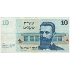 Banknote, Israel, 10 Sheqalim, 1978, KM:45, VF(30-35)
