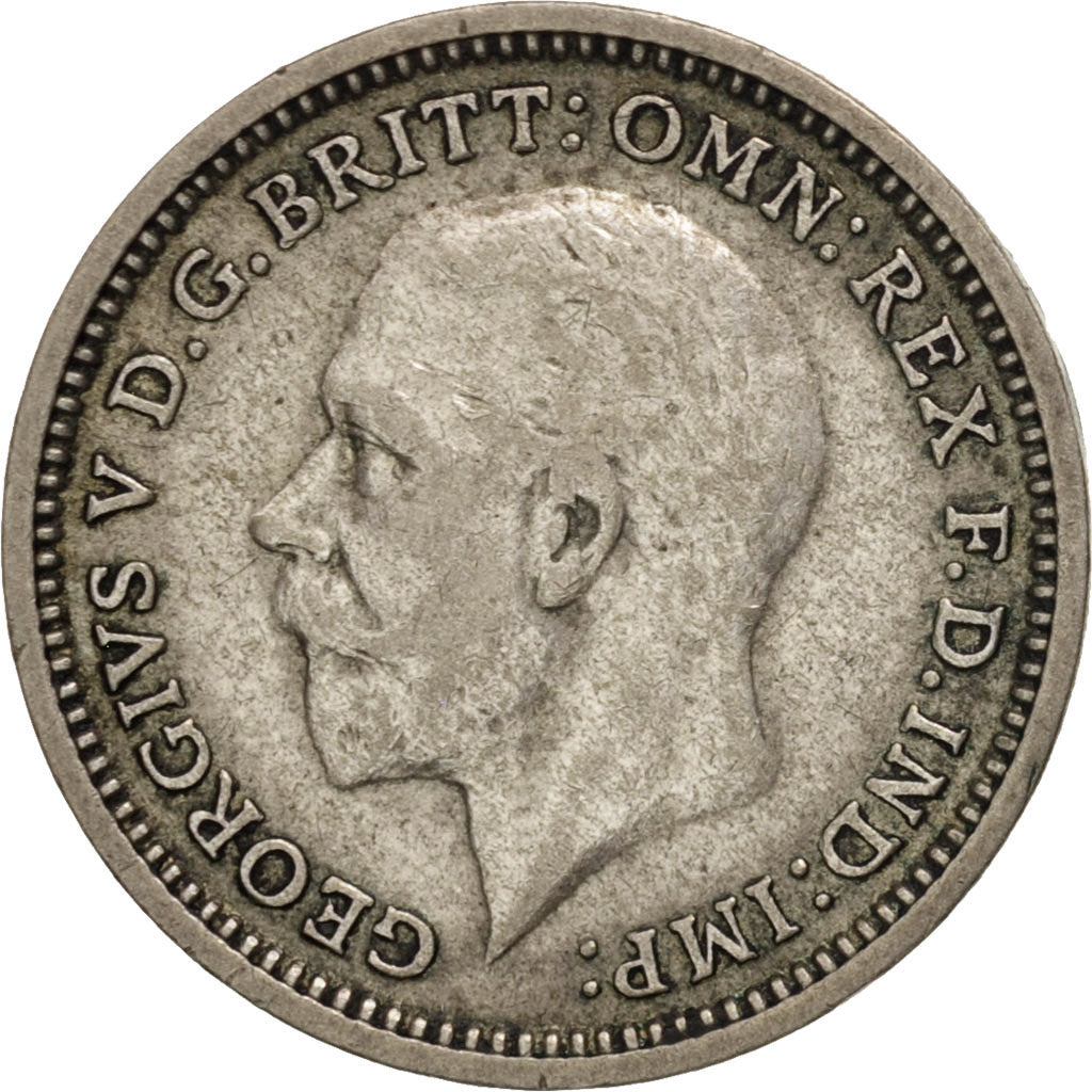 Great Britain, George V, 3 Pence, 1936, EF(40-45), Silver, KM:831
