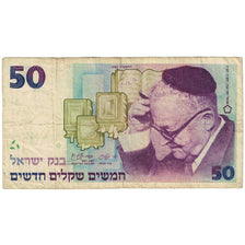 Banknote, Israel, 50 New Sheqalim, 1985, KM:55a, F(12-15)