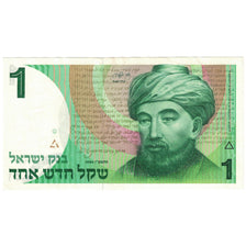 Banknote, Israel, 1 New Sheqel, 1986, KM:51Aa, AU(55-58)