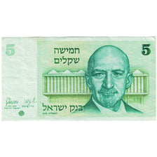 Biljet, Israël, 5 Sheqalim, 1980, KM:44, TTB