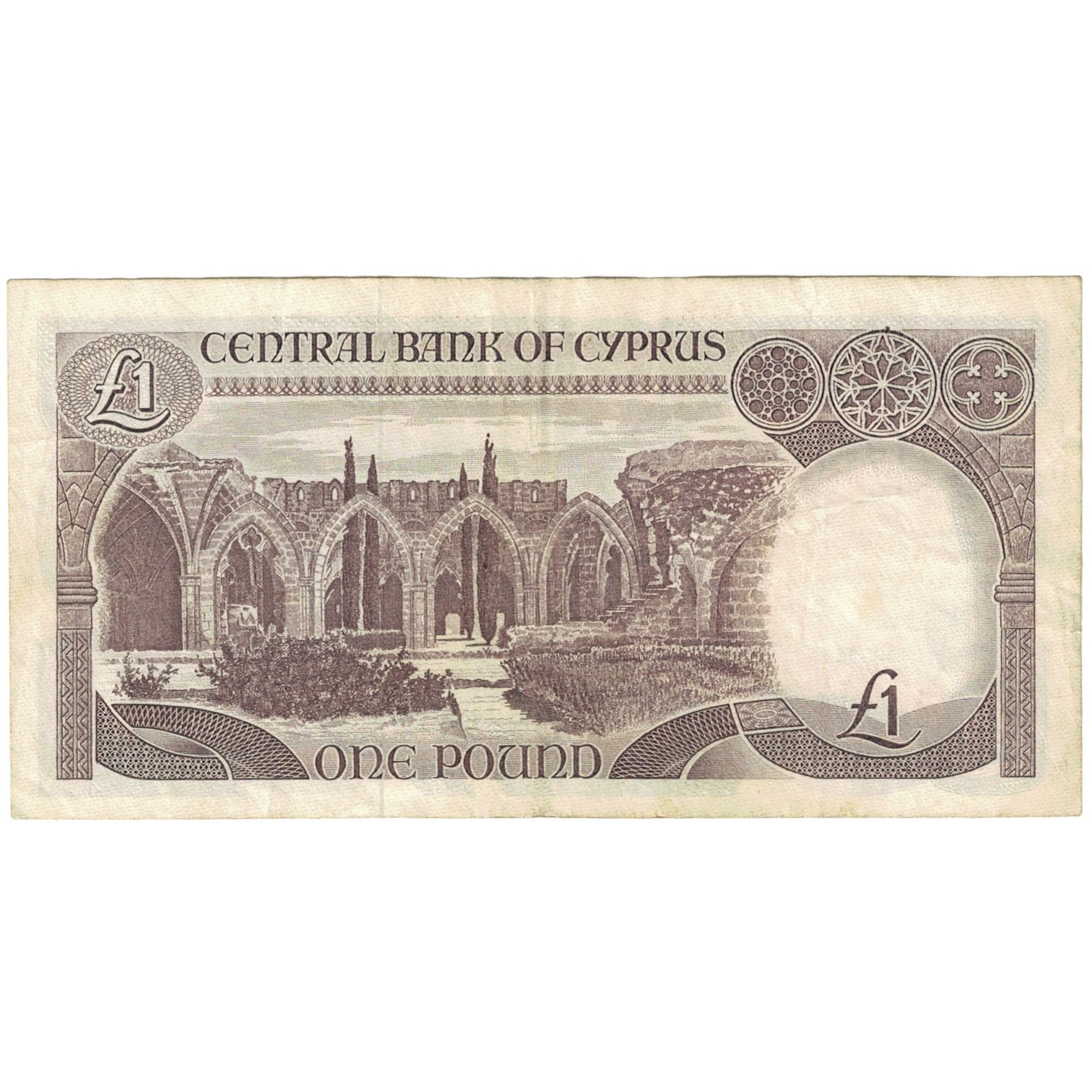 Banknote, Cyprus, 1 Pound, 1994, 1994-03-01, KM:53c, VF(30-35)