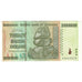 Banknote, Zimbabwe, 20 Trillion Dollars, 2008, KM:89, AU(55-58)