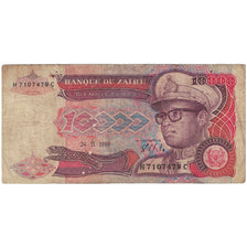 Billet, Zaïre, 10,000 Zaïres, 1989, 1989-11-24, KM:38a, B