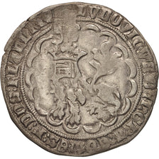 FLANDERS, Louis II, Double gros ou botdraeger, EF(40-45), Silver, Boudeau 2232