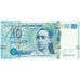 Banconote, Tunisia, 10 Dinars, 2013, 2013-03-20, KM:96, FDS