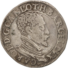 Coin, FRENCH STATES, LORRAINE, Charles III, Teston, Teston, Nancy, EF(40-45)
