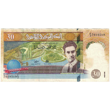 Banknote, Tunisia, 30 Dinars, 1992, 1992-11-07, KM:89, AU(55-58)
