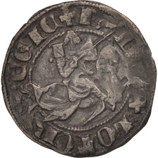 LORRAINE, Thibaut II, Quart de Gros or Spadin, EF(40-45), Silver