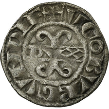 Coin, FRENCH STATES, Bourgogne, Denier, Dijon, AU(50-53), Silver, Boudeau:1212