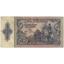Banknote, Austria, 10 Schilling, 1950-01-02, KM:128, VF(20-25)