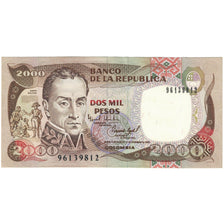 Banknote, Colombia, 2000 Pesos, 1994, 1994-12-17, KM:439b, UNC(65-70)