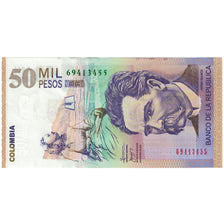Banknote, Colombia, 50 000 Pesos, 2010, EF(40-45)