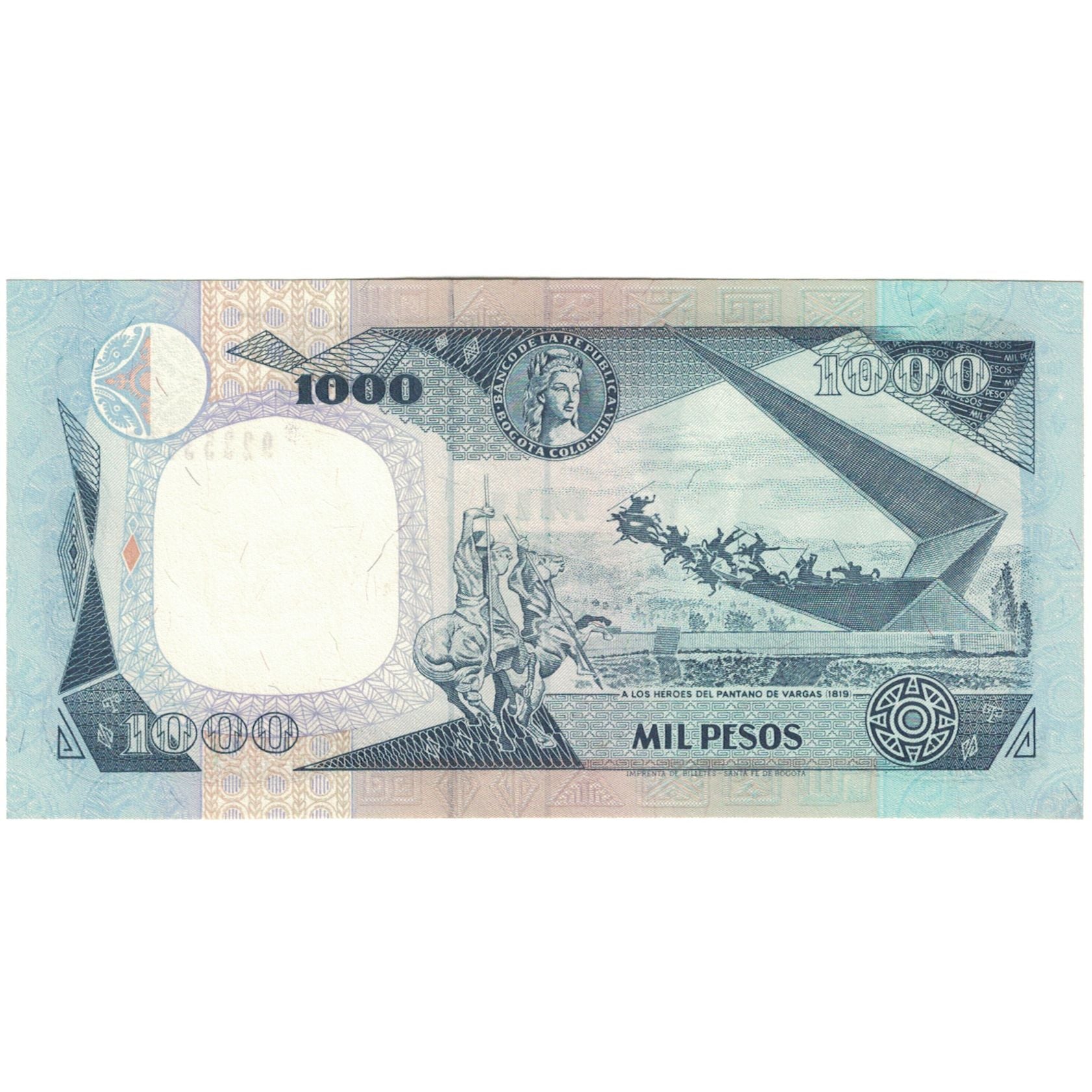 Banknote, Colombia, 1000 Pesos, 1995-10-02, KM:438, UNC(65-70)