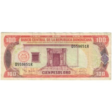 Banknote, Dominican Republic, 100 Pesos Oro, 1995, KM:150a, VF(20-25)