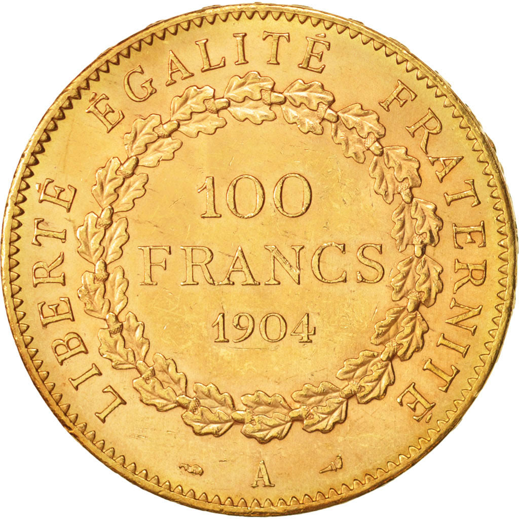 France, Génie, 100 Francs, 1904, Paris, SUP, Or, KM:832, Gadoury:1137