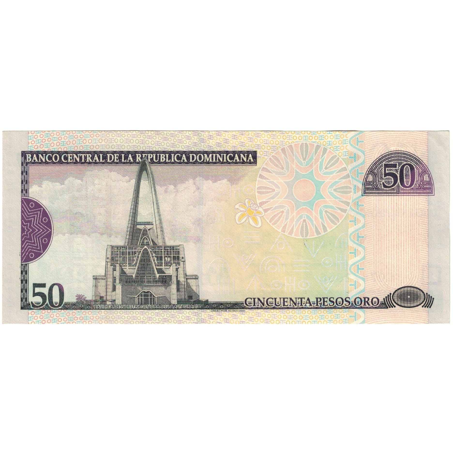 Banknote, Dominican Republic, 50 Pesos Oro, 2006, 2006, KM:176a, AU(55-58)