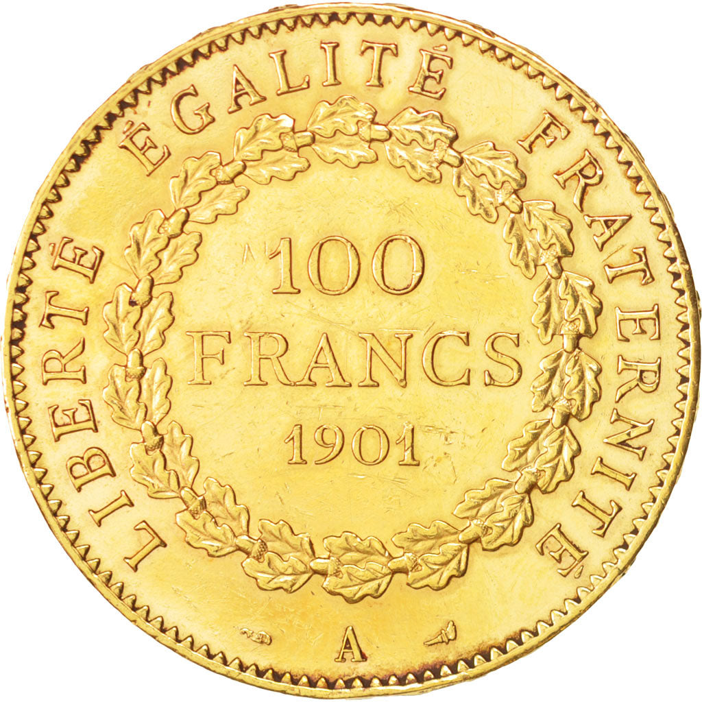 France, Génie, 100 Francs, 1901, Paris, TTB+, Or, KM:832, Gadoury:1137