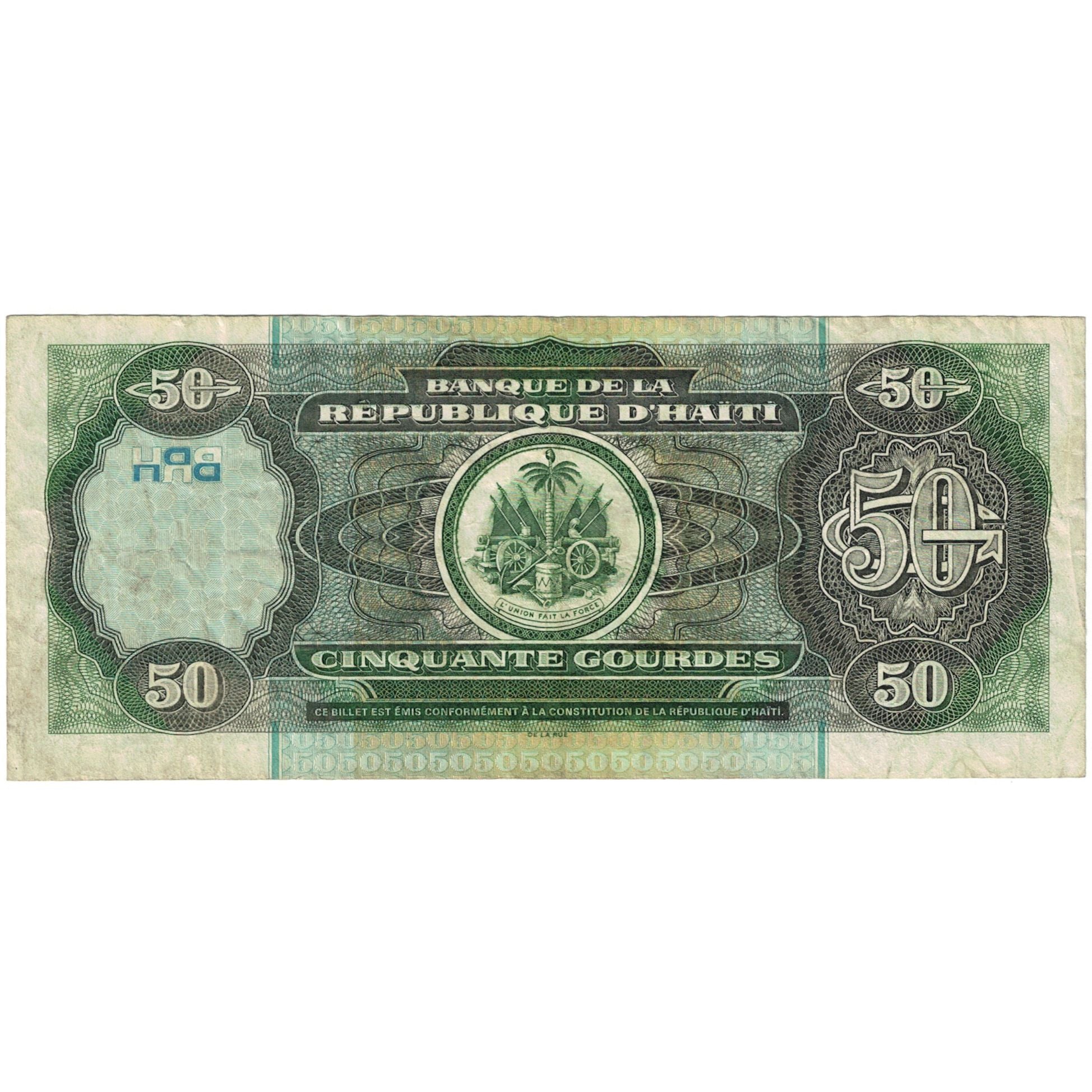 Banknote, Haiti, 50 Gourdes, 2003, KM:267b, F(12-15)