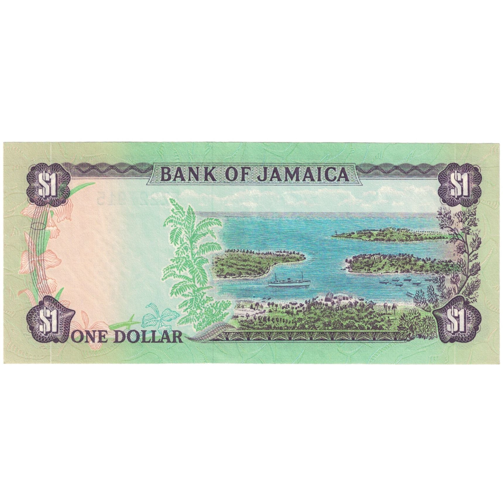Banknote, Jamaica, 1 Dollar, 1989, 1989-07-01, KM:68Ac, AU(55-58)