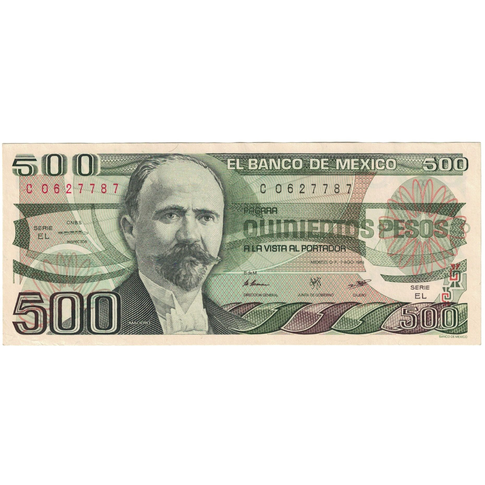 Banknote, Mexico, 500 Pesos, 1984-08-07, KM:79b, EF(40-45)