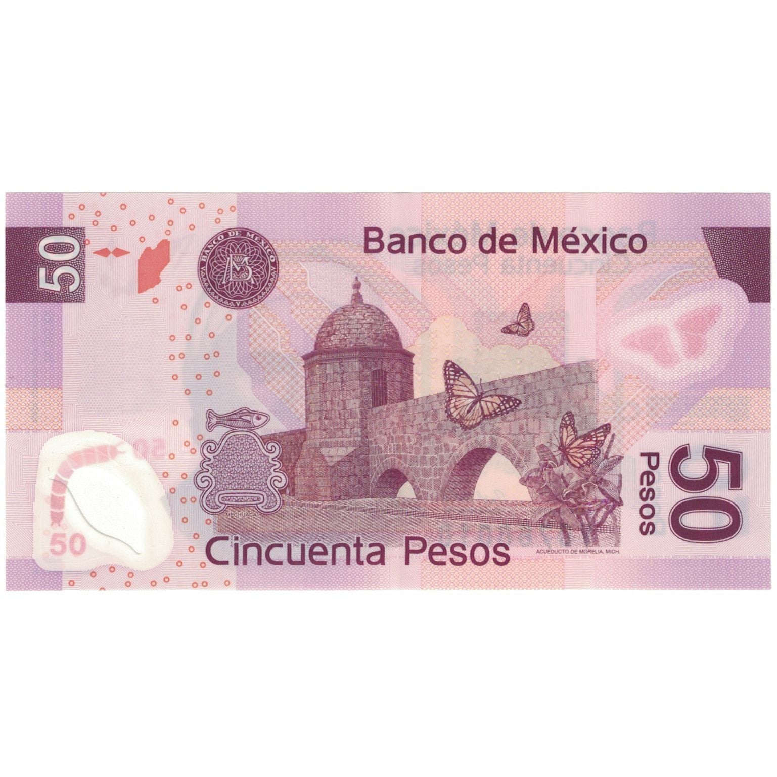 Billete, 50 Pesos, 2009, México, 2009-04-23, KM:123l, UNC