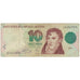 Banknote, Argentina, 10 Pesos, 1994-1996, KM:342b, VF(20-25)