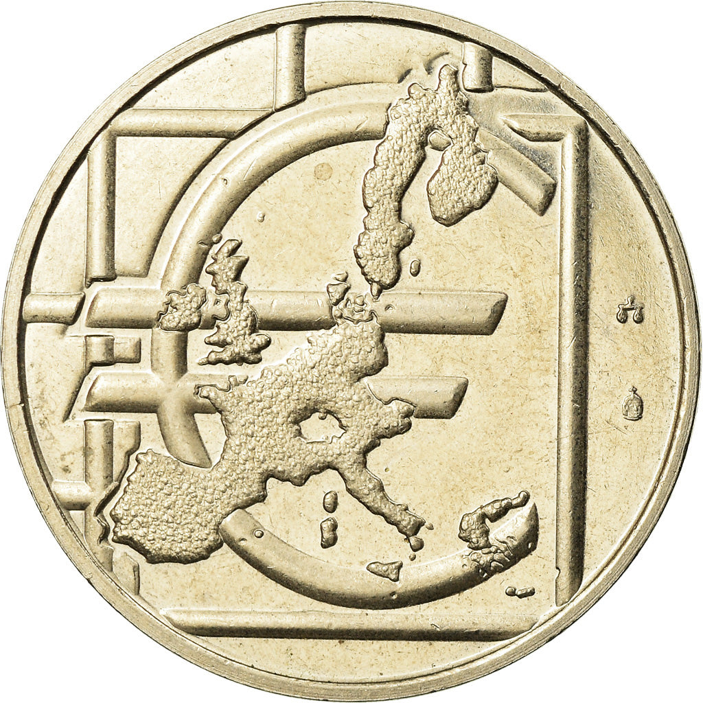 Greece, Token, L'Europe, Politics, Society, War, 2003, MS(63), Copper-nickel