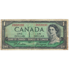 Banknote, Canada, 1 Dollar, 1954, KM:74a, VF(20-25)
