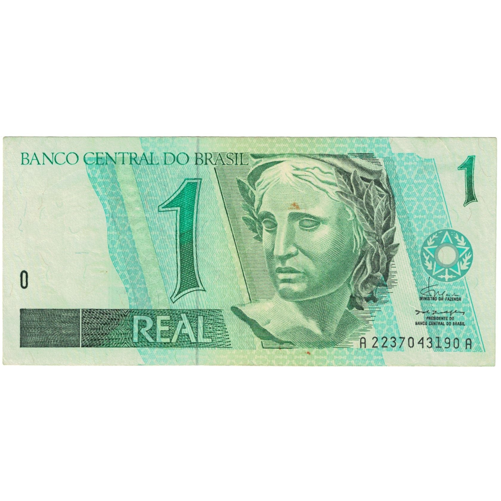Banknote, Brazil, 1 Réal, 1994, KM:243a, VF(30-35)