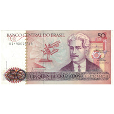 Billet, Brésil, 50 Cruzados, Undated (1986-88), KM:210a, TTB