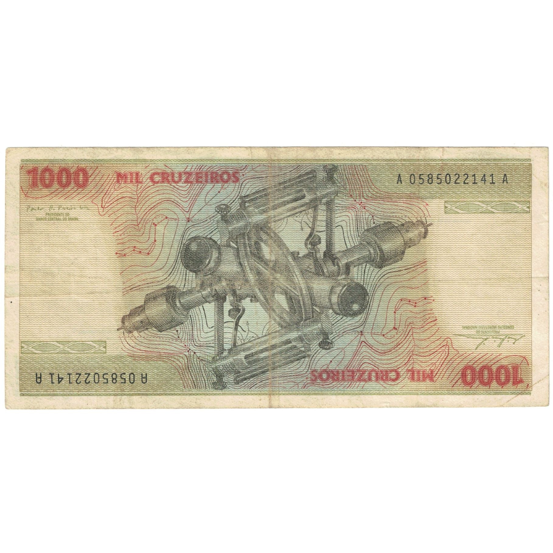 Banknote, Brazil, 1000 Cruzeiros, 1976, KM:197c, VF(20-25)
