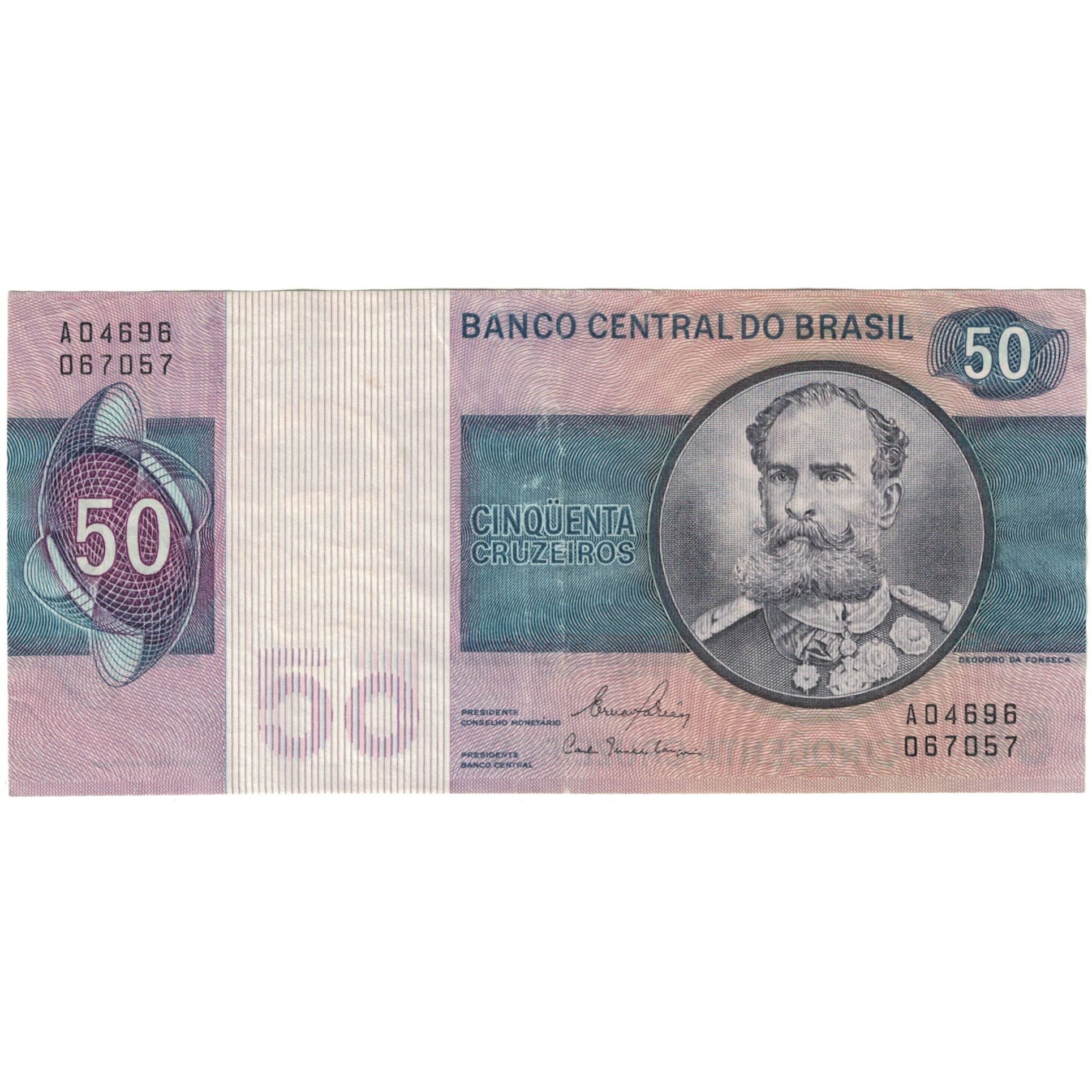 Billet, Brésil, 50 Cruzeiros, 1980, 1980, KM:194c, TTB