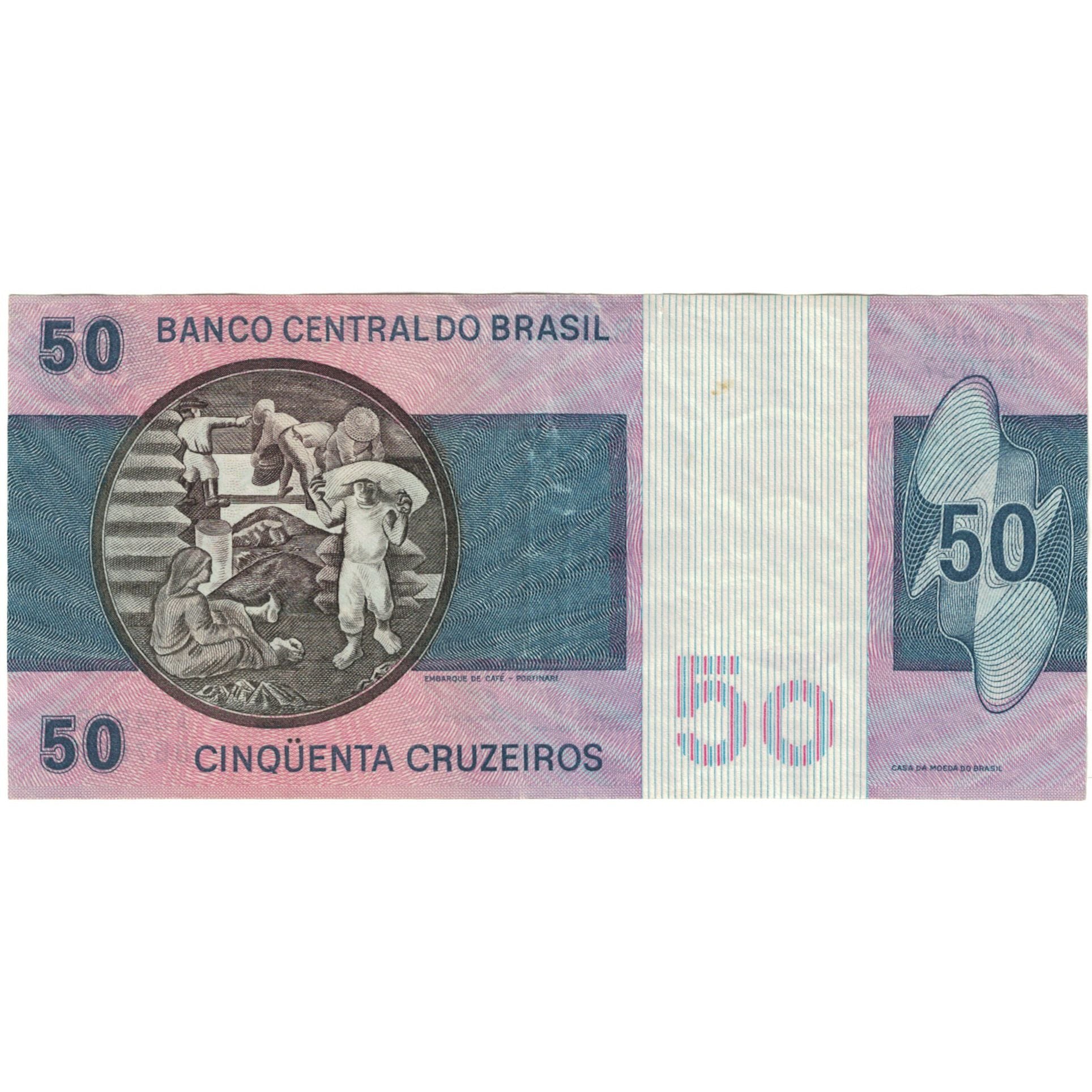 Billet, Brésil, 50 Cruzeiros, 1980, 1980, KM:194c, TTB