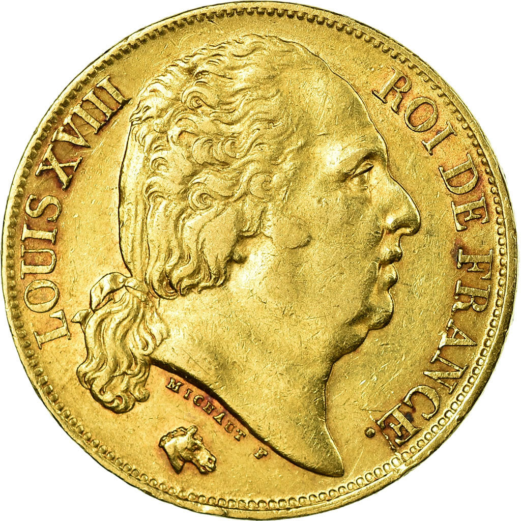 Monnaie, France, Louis XVIII, Louis XVIII, 20 Francs, 1817, Paris, TTB, Or
