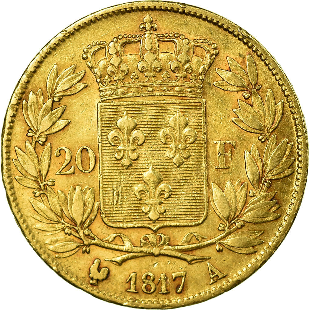 Monnaie, France, Louis XVIII, Louis XVIII, 20 Francs, 1817, Paris, TTB, Or