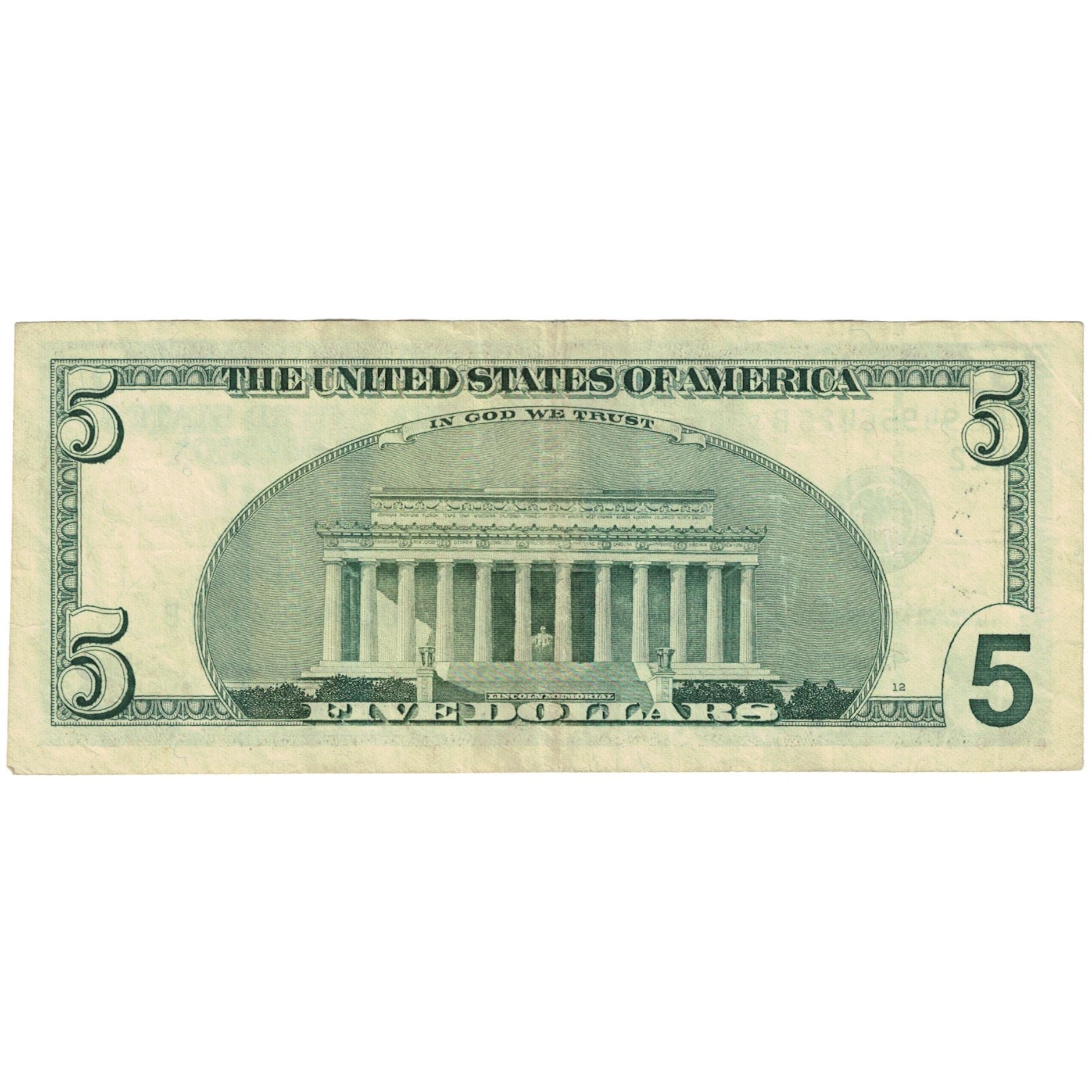Banknote, United States, Five Dollars, 2003, KM:4689, EF(40-45)