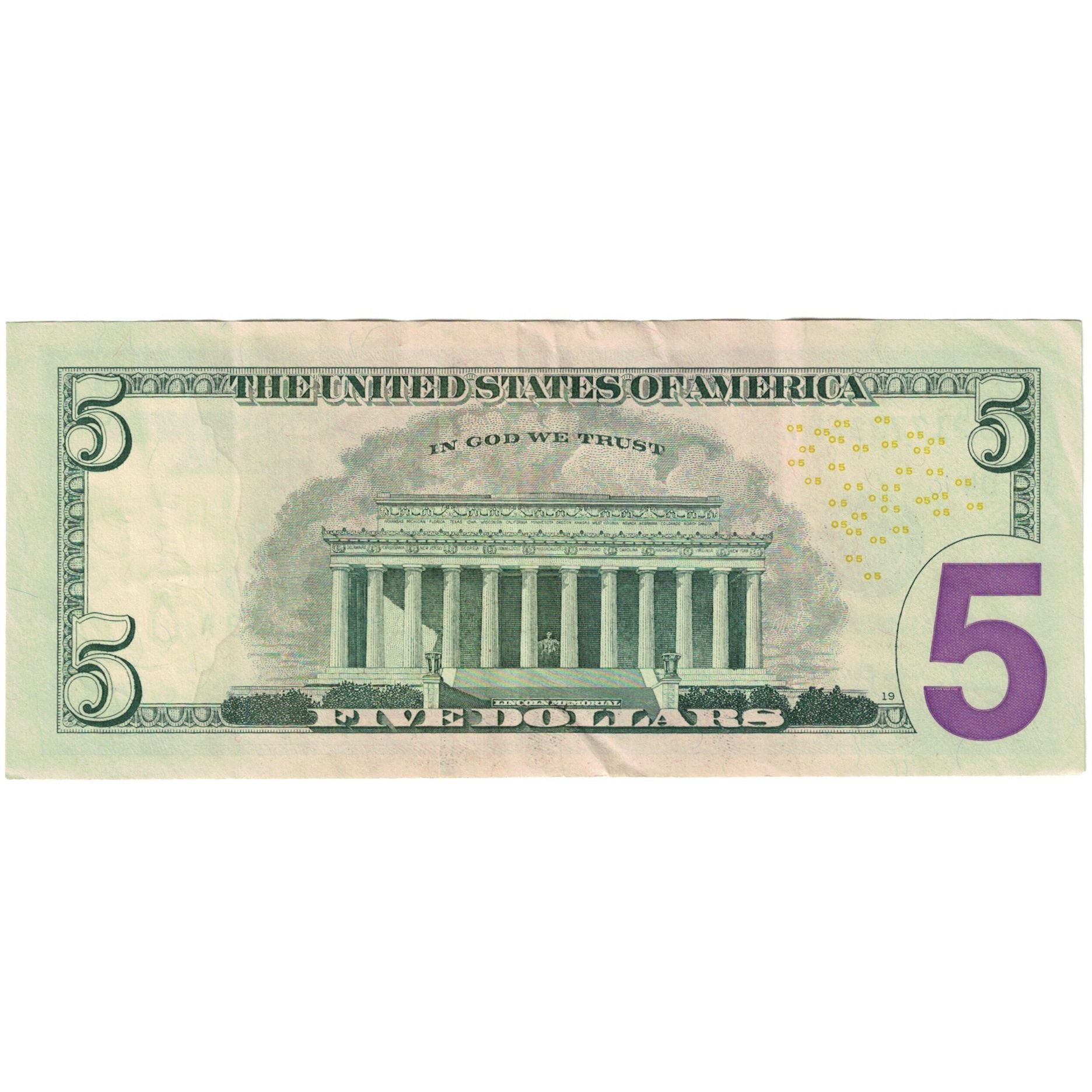 Banknote, United States, 5 Dollars, Undated (2006), VF(20-25)