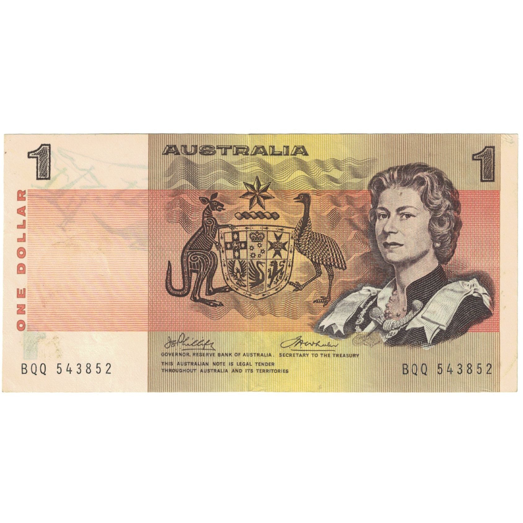 Banknote, Australia, 1 Dollar, KM:42c, EF(40-45)