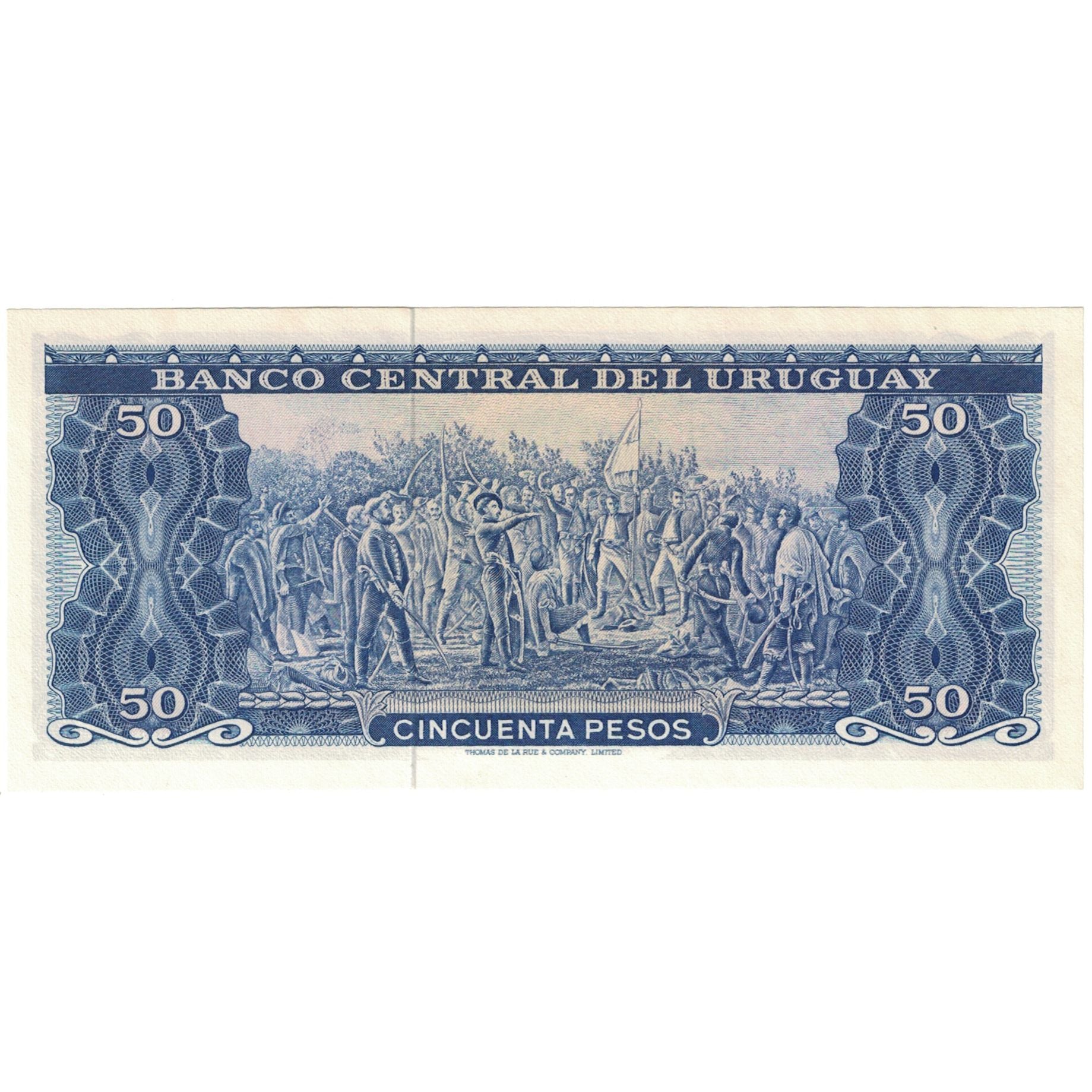 Banknote, Uruguay, 50 Pesos, Undated (1967), KM:46a, UNC(65-70)
