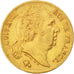 France, Louis XVIII, 20 Francs, 1824, Paris, EF(40-45), Gold, KM 712.1